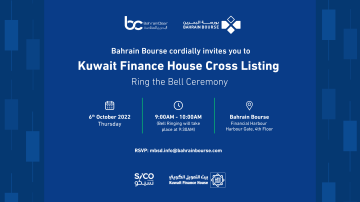 Kuwait Finance House Cross Listing Bell Ringing Ceremony