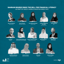 Bahrain Bourse “Rings the Bell for Financial Literacy” as Part of IOSCO’s World Investor Week 2022